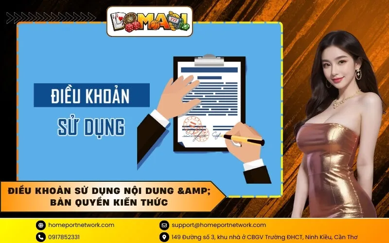 Điều Khoản Sử Dụng Nội Dung & Bản Quyền Kiến Thức