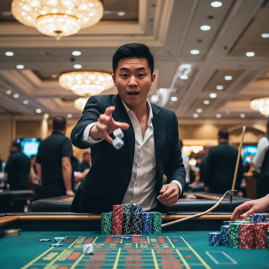 Hình ảnh minh họa chiến lược và tâm lý khi chơi Craps