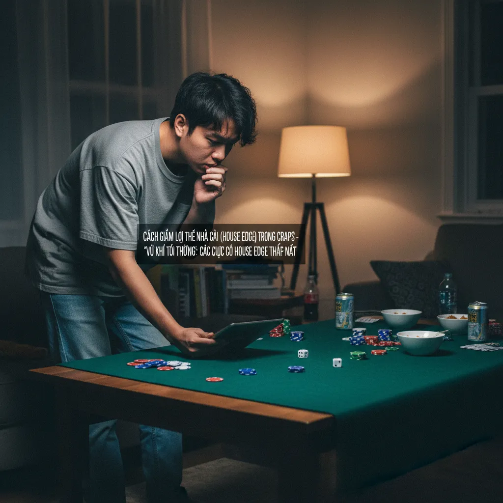 Người chơi đặt cược trên bàn Craps